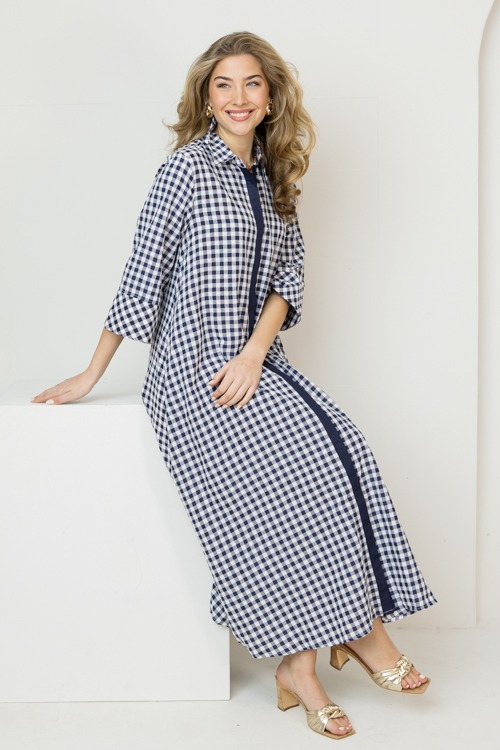 Gingham Collared Maxi, Navy - 0213-80p.jpg