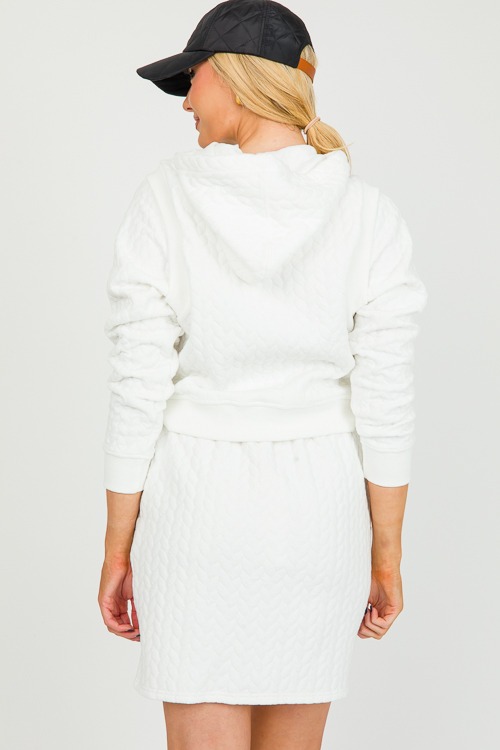Braided Texture Skirt Set, White - 0214-131.jpg