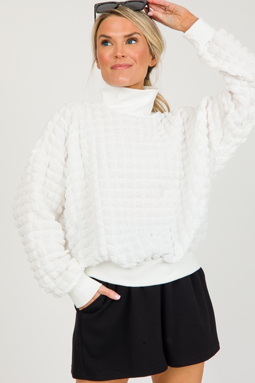 Bubble Texture Pullover, Ivory - 0214-152.jpg