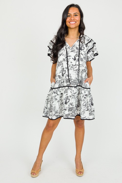 Toile Ruffle Dress, Black - 0214-18.jpg