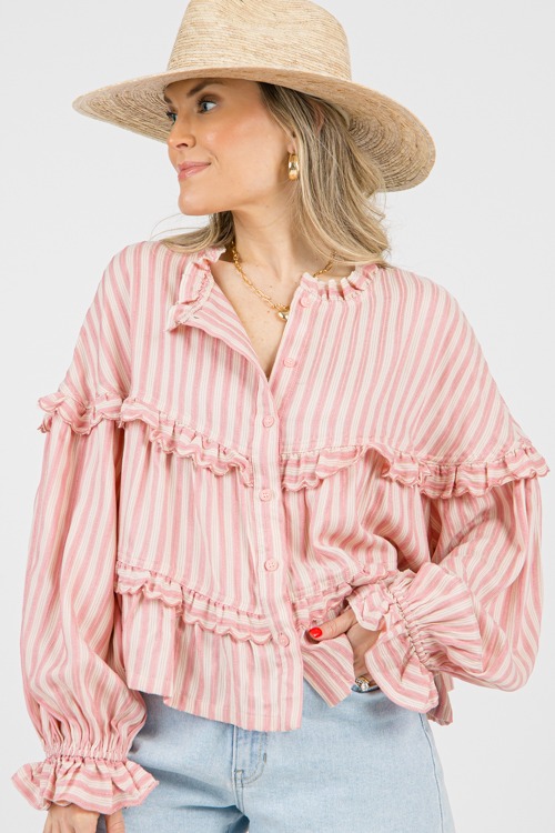 Stripe Scallop Trim Top, Blush - 0214-79.jpg