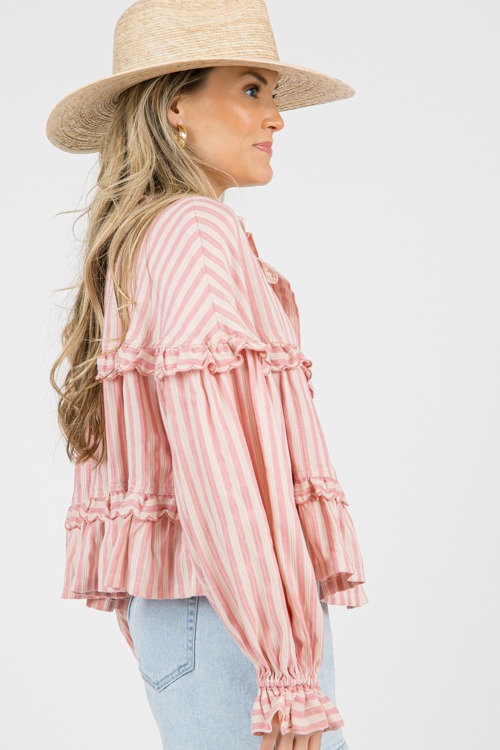 Stripe Scallop Trim Top, Blush - 0214-81.jpg