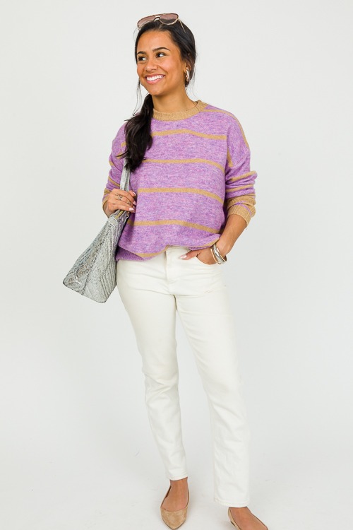 Eleanor Stripe Sweater, Lavender/Taupe - 0214-82.jpg