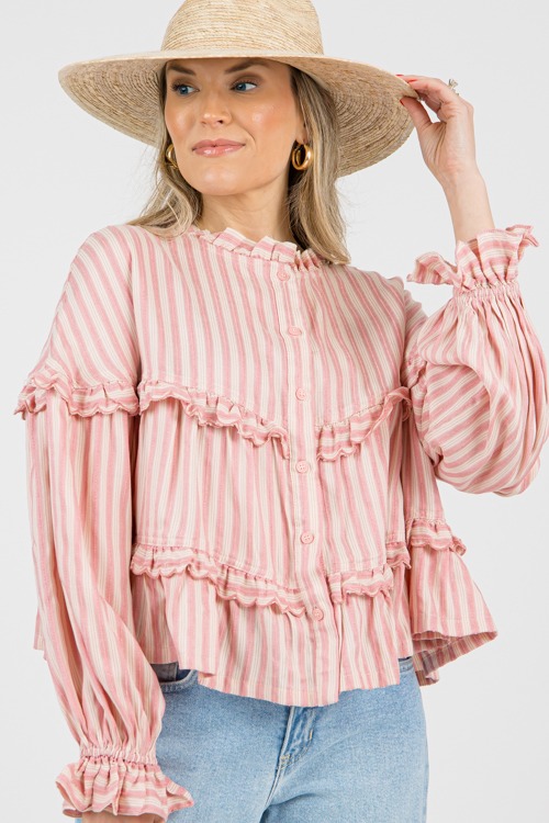 Stripe Scallop Trim Top, Blush - 0214-85.jpg