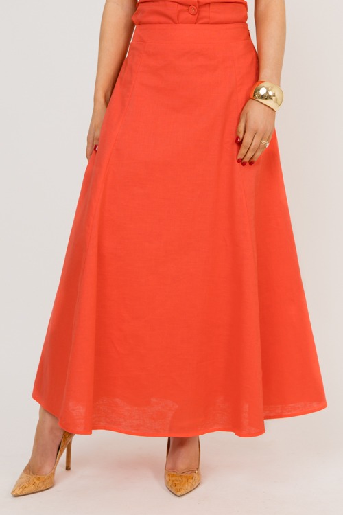 Vest Maxi Skirt Set, Orange - 0216-11.jpg