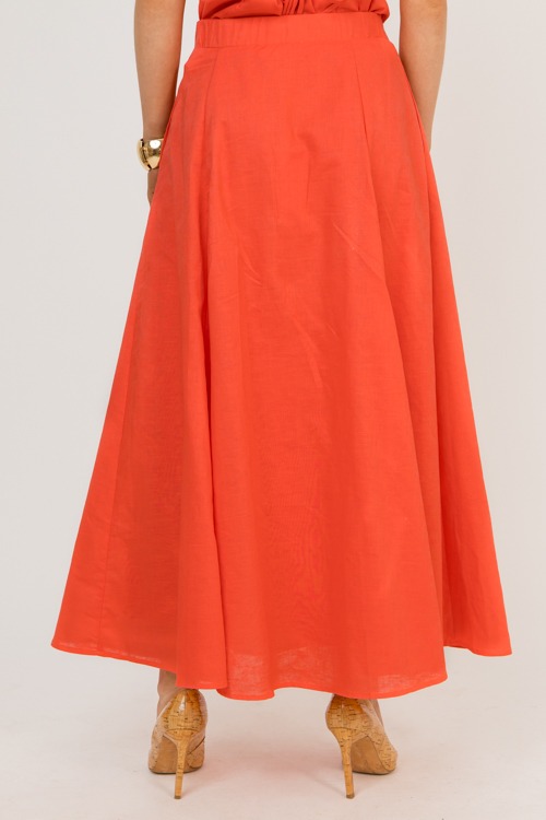 Vest Maxi Skirt Set, Orange - 0216-13.jpg