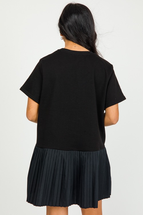 Poplin Pleats Knit Dress, Black - 0216-33-Edit.jpg