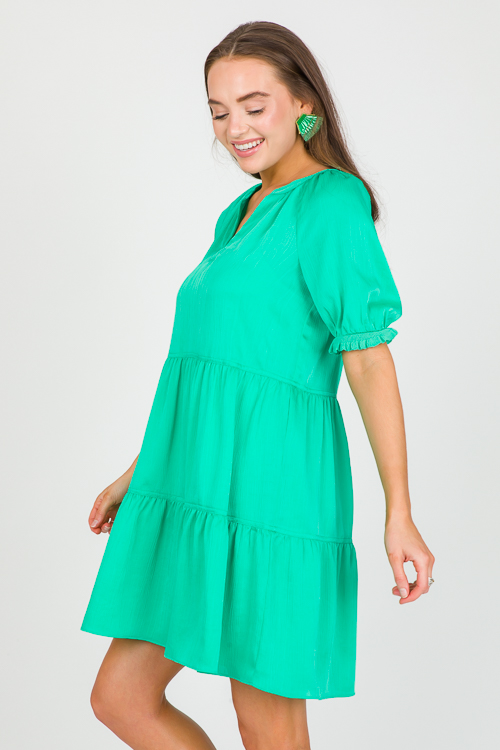 Gwyneth Dress, Aqua Green