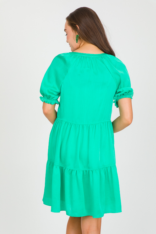 Gwyneth Dress, Aqua Green