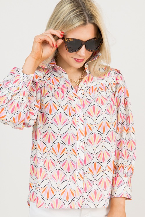 Bella Printed Shirt, Pink Multi - 0216-69.jpg