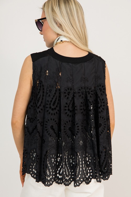 Eyelet Contrast Tank, Black - 0217-100.jpg