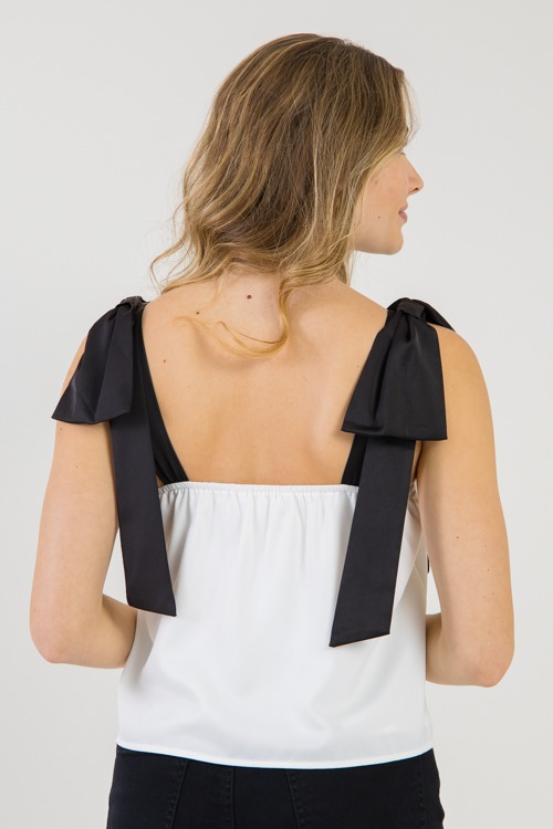 Bow Strap Tank, Ivory Black - 0217-103.jpg