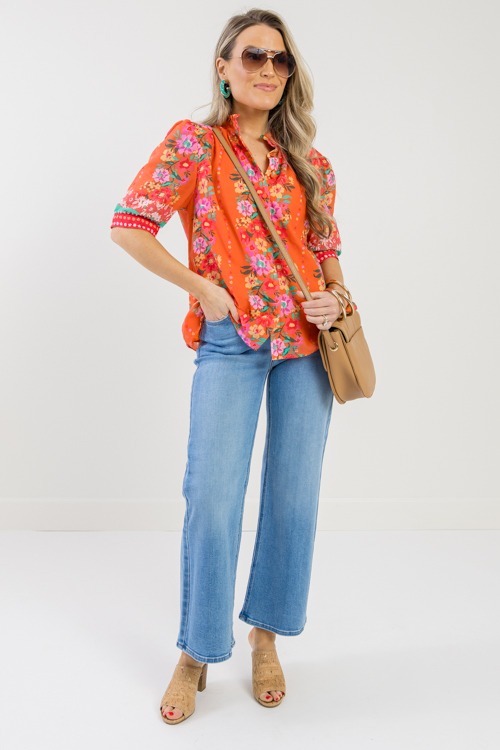 Floral Button Top, Orange Multi - 0217-146.jpg