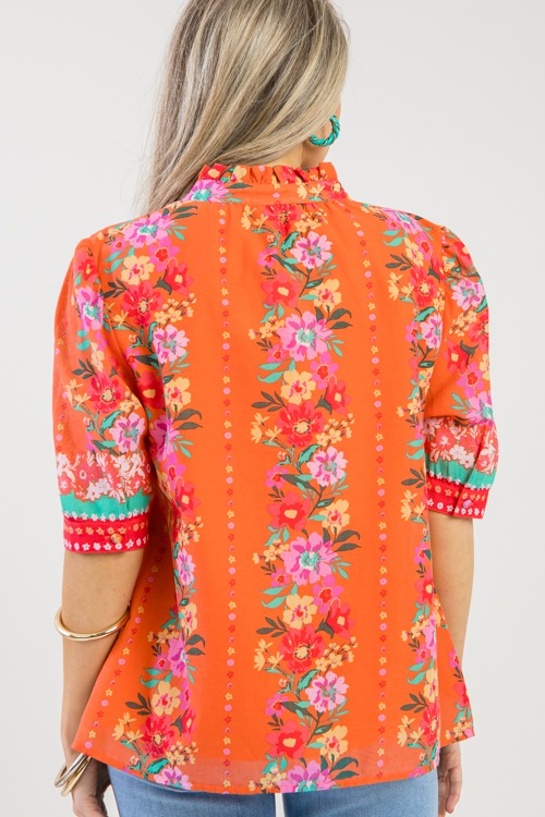 Floral Button Top, Orange Multi - 0217-150.jpg