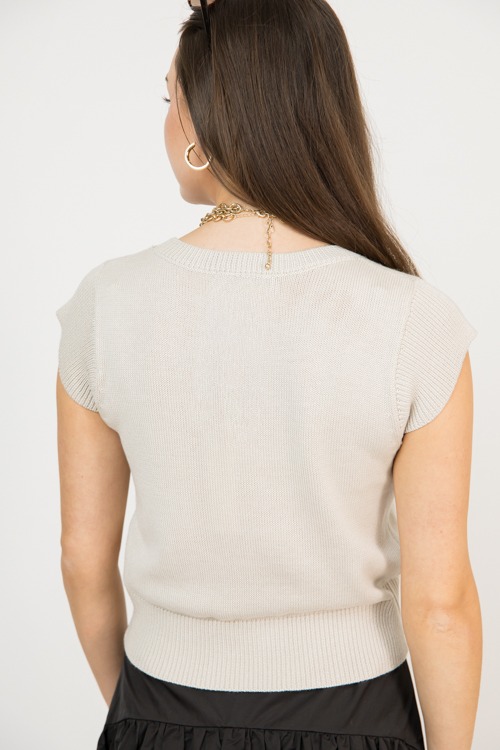 Cap Sleeve Sweater Top, Pearl - 0217-22.jpg