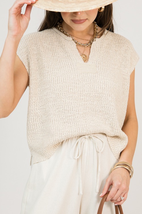Notch Neck Sweater Top, Taupe - 0217-60.jpg