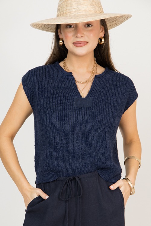 Notch Neck Sweater Top, Navy - 0217-86p.jpg