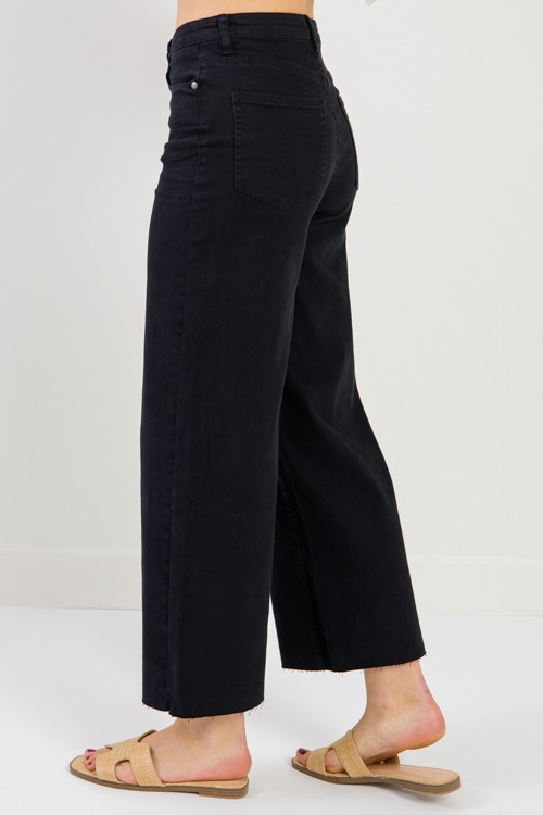 Raw Hem Wide Leg Pants, Black - 0217-88.jpg