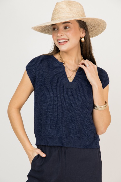 Notch Neck Sweater Top, Navy - 0217-89.jpg