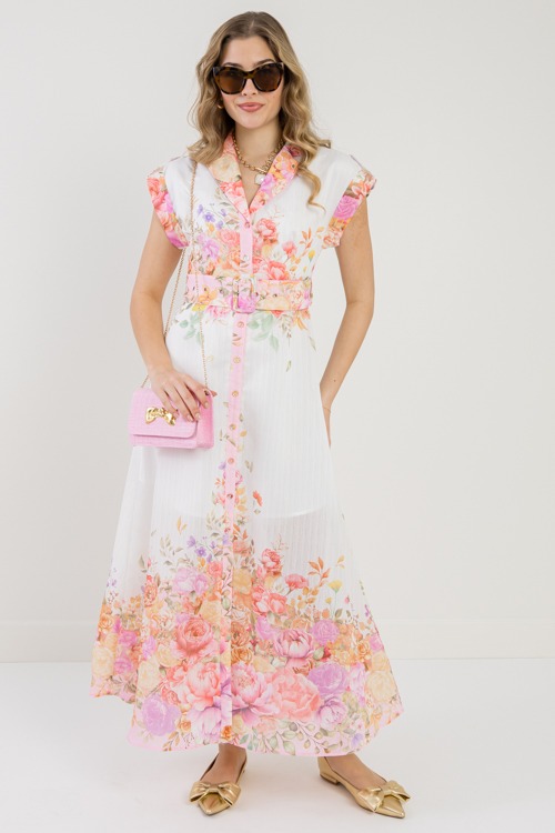 Garden Blooms Maxi, Pink Floral