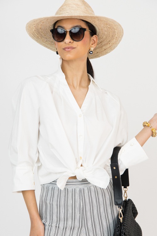 Knit Metallic Stripe Pants, Black - 0219-118.jpg