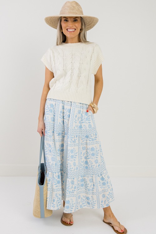 Printed Maxi Skirt, Ivory/Lt. Blue - 0219-125.jpg