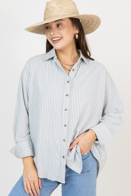 Callie Stripe Shirt, Blue - 0219-45.jpg
