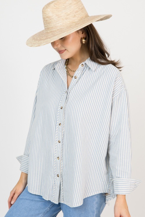 Callie Stripe Shirt, Blue - 0219-46.jpg