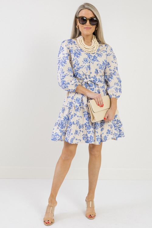 Beautiful Escape Belted Dress