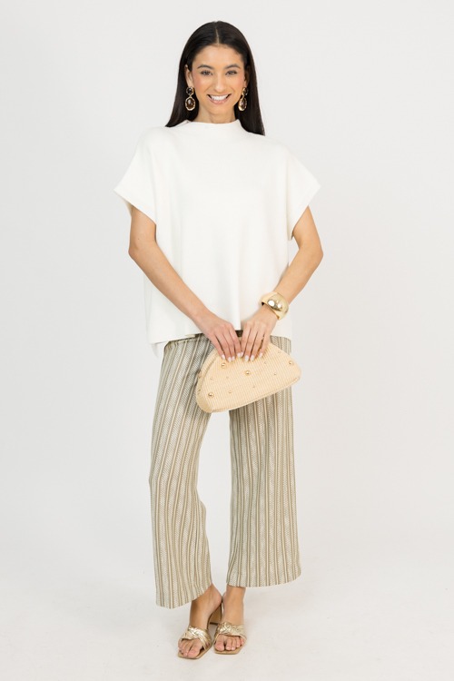 Knit Metallic Stripe Pants, Tau - 0219-57.jpg