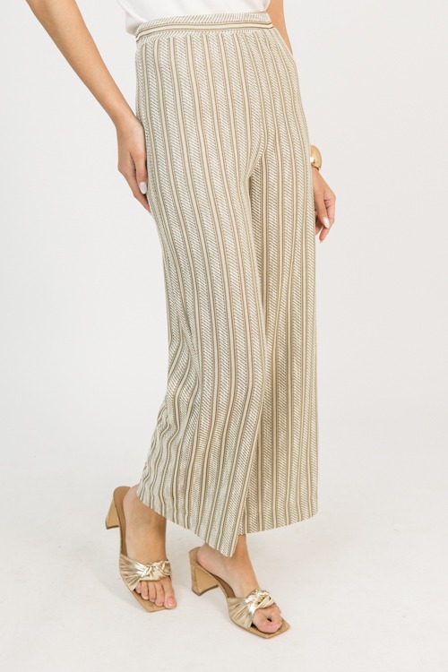 Knit Metallic Stripe Pants, Tau - 0219-62.p.jpg