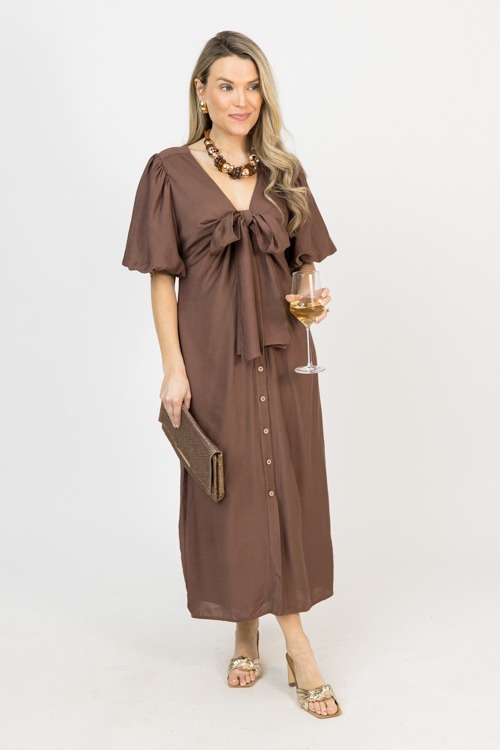 Button Front Bow Midi, Choco - 0219-96.p.jpg
