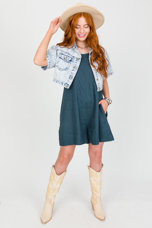 Short Sleeve Denim Jacket