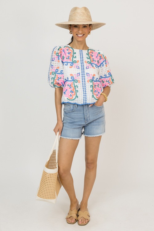 Embroidery Checks Top, White - 0220-110.jpg