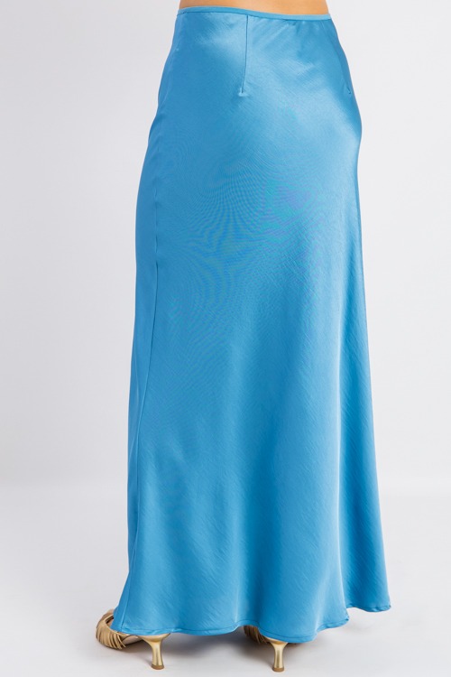 Satin Maxi Skirt, Blue - 0220-14.jpg