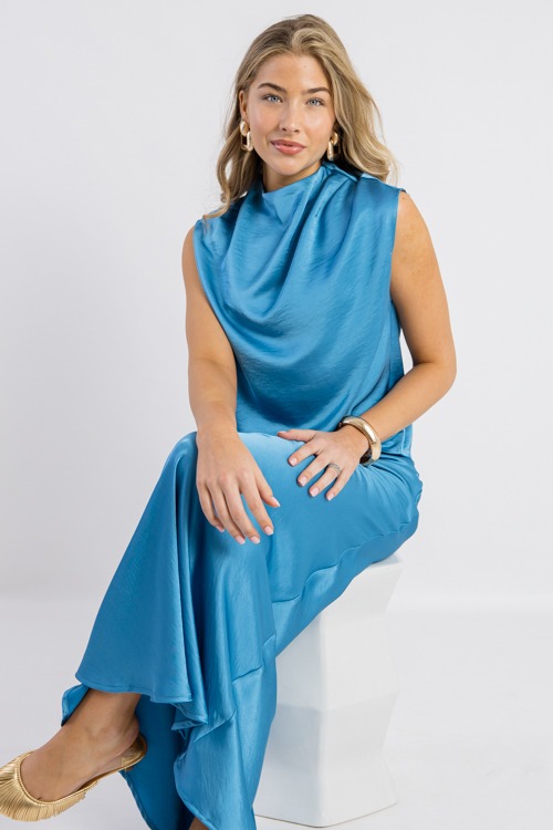 Satin Maxi Skirt, Blue - 0220-15.jpg