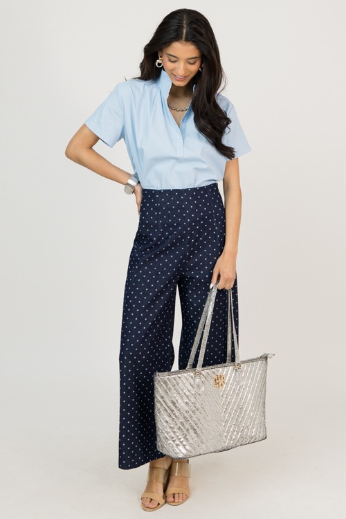 Polka Dot Denim Trousers, Indig - 0220-36.jpg