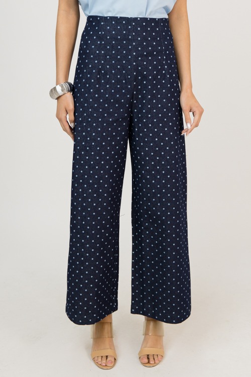 Polka Dot Denim Trousers, Indig - 0220-37.jpg