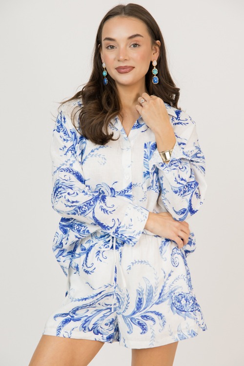 Multi-Stone Drop Earring, Blue - 0220-97.jpg