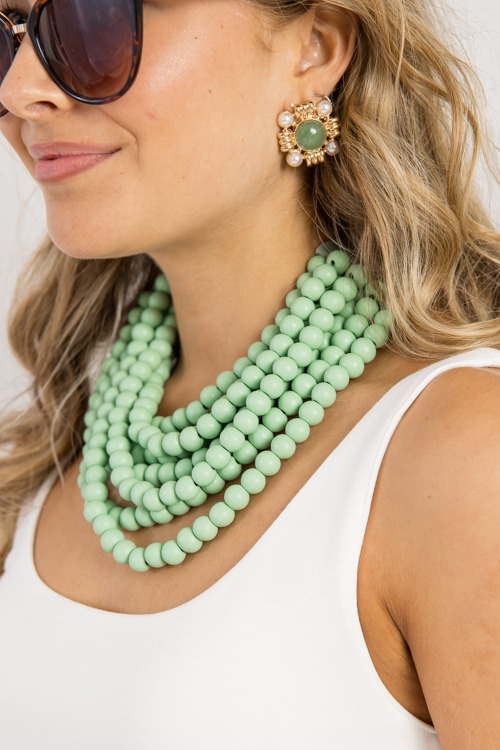 Willa Necklace, Green