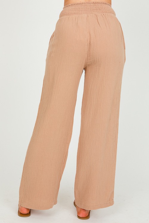 Crinkle Gauze Pants, Taupe - 0221-19.jpg
