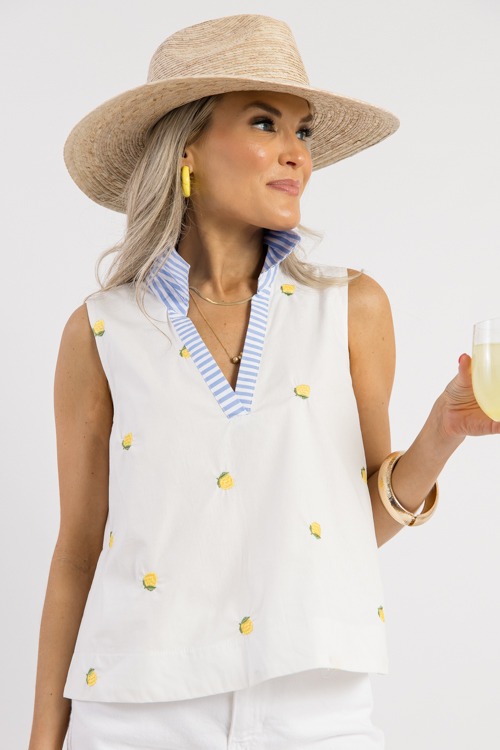 Lemon Embroidery Collared Tank - 0221-236.jpg