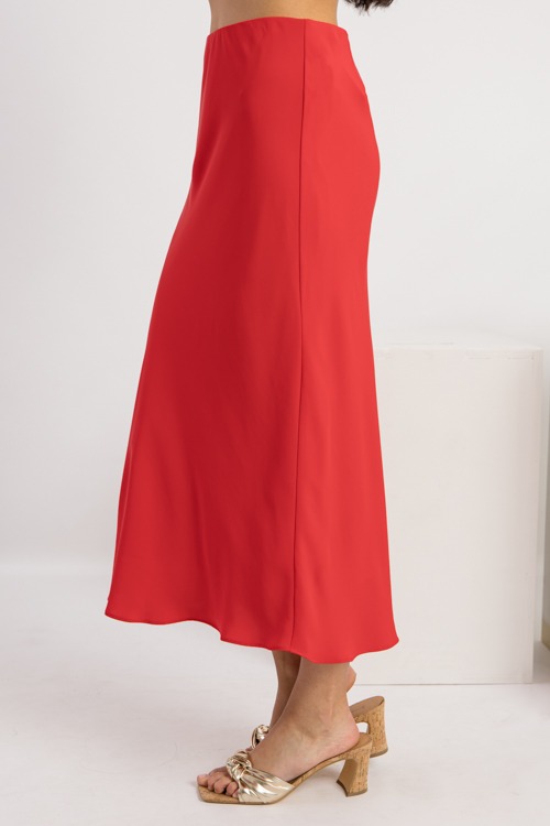 Pull-On Bias Midi Skirt, Red - 0221-295.jpg