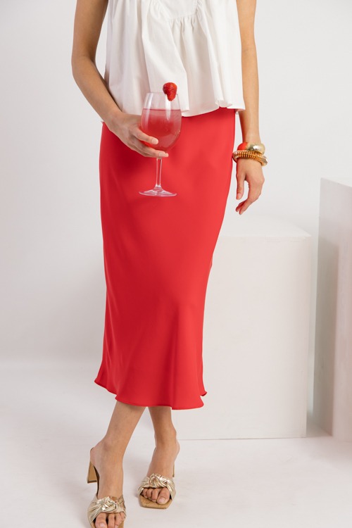 Pull-On Bias Midi Skirt, Red - 0221-297.jpg