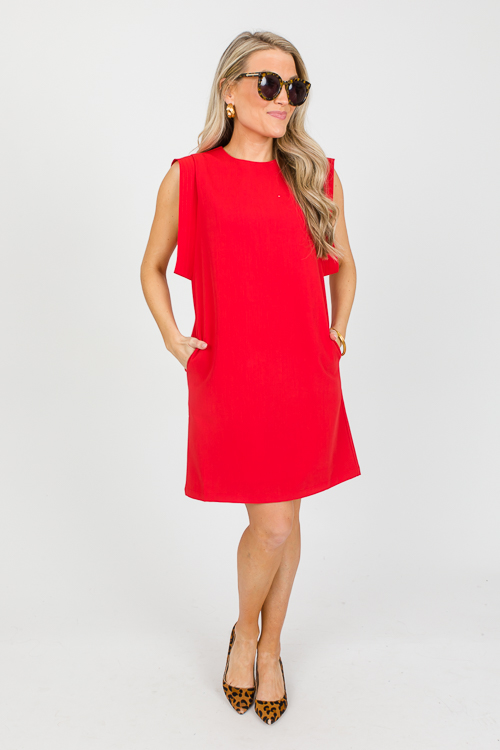 Monaco Dress, Red