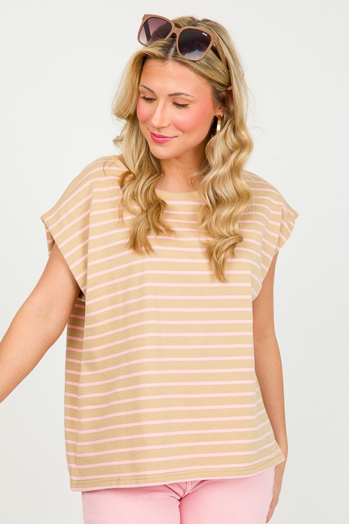 Stripe Muscle Top, Taupe - 0221-38h.jpg