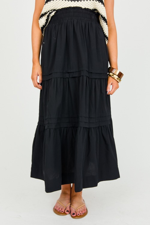 Pleat Detail Maxi Skirt, Black - 0221-61.jpg