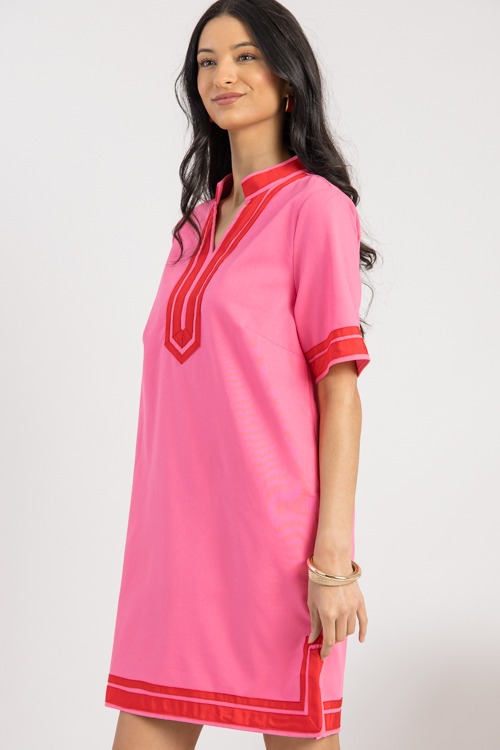 Joslyn Contrast Trim Dress, Pink - 0221-62.jpg