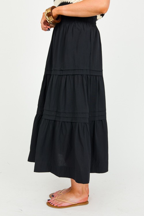 Pleat Detail Maxi Skirt, Black - 0221-63.jpg