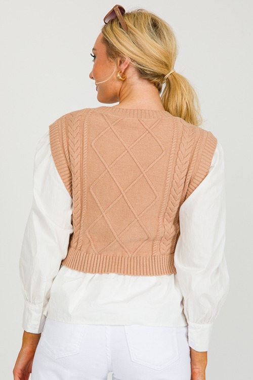 Layered Cable Sweater, Taupe - 0222-107.jpg